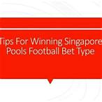 singapore pools soccer bet type